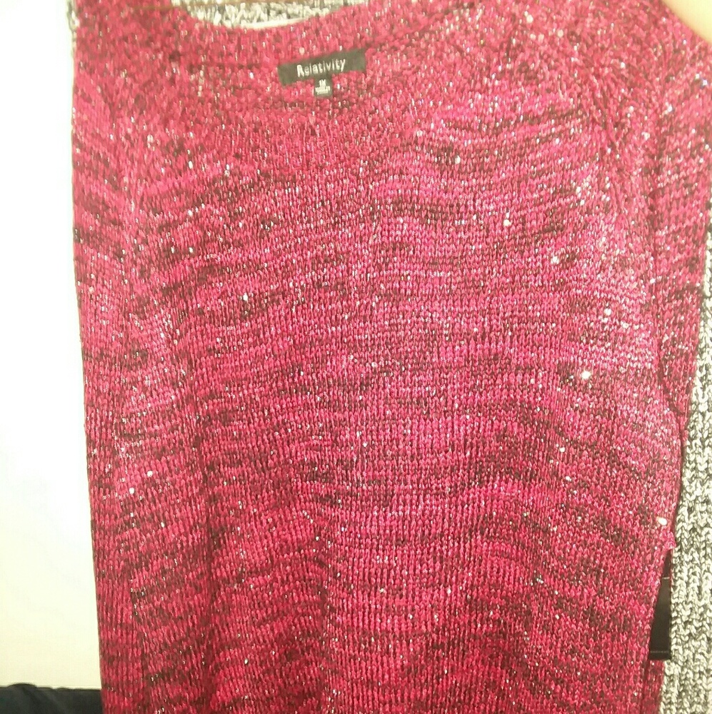 red sweater